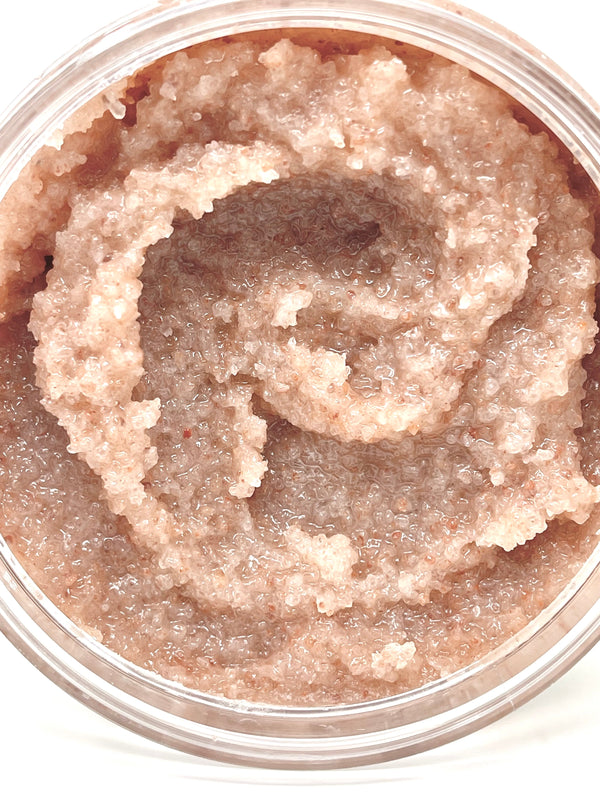 Pink Himalayan Salt + Olive Oil Emulsified Salt Scrub 14 oz